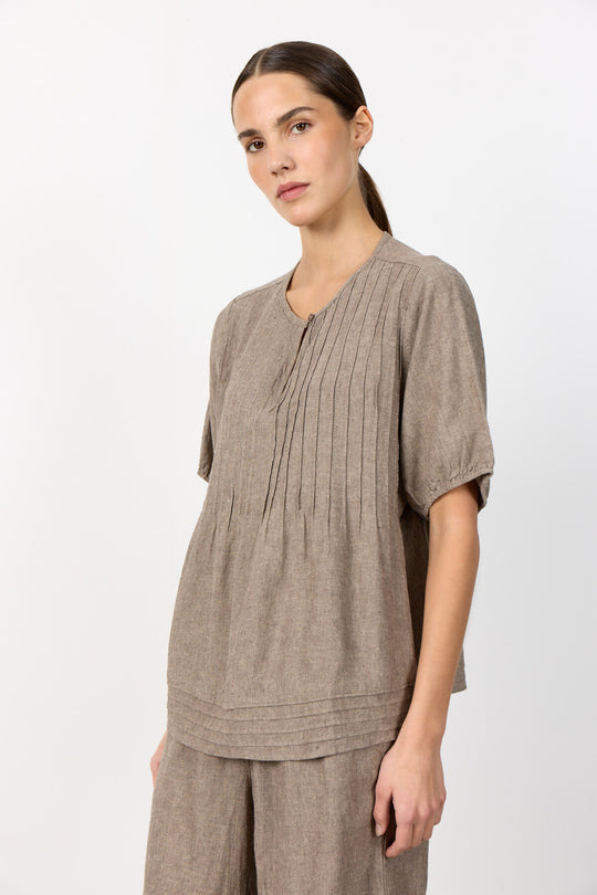 LR-NAJA 54 Bluse Camel