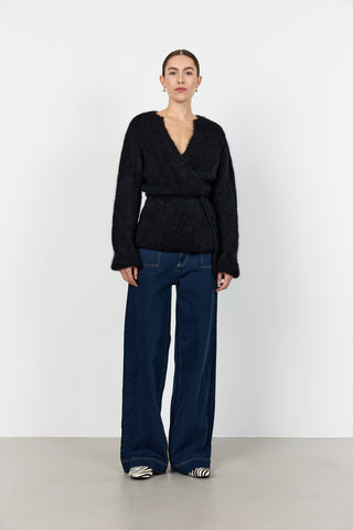 LR-NOREEN 7 Cardigan Sort