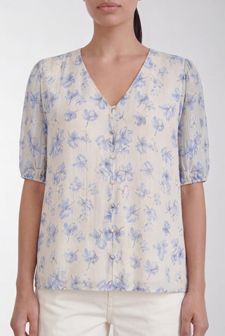 LR-RAVINA 2 Bluse Lys sand