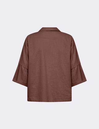 LR-NAJA 53 Bluse Brun