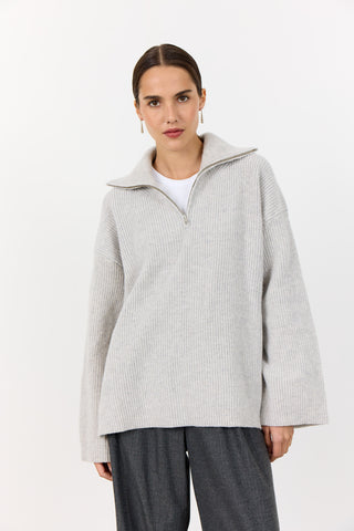 LR-PERLE 10 Pullover Grå