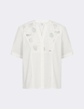 LR-PARKER 1 Bluse Off white