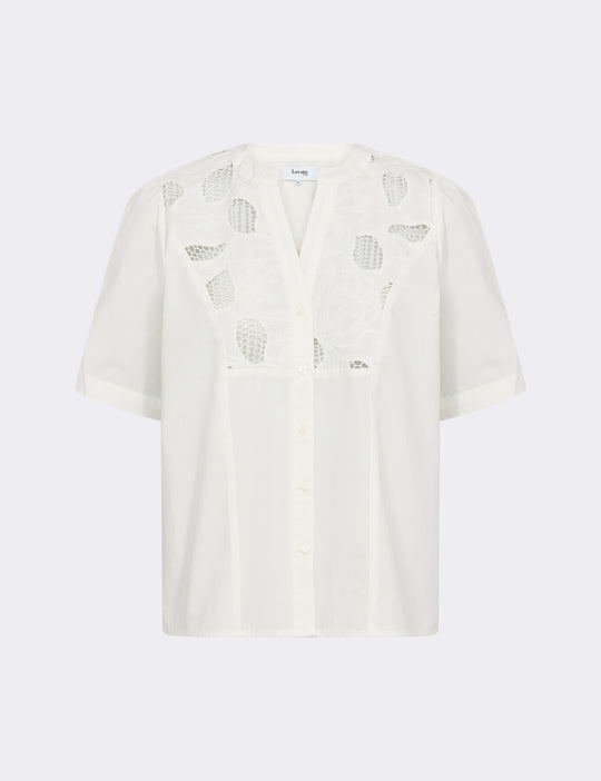 LR-PARKER 1 Bluse Off white