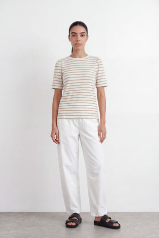 LR-NEDDIE 1 T-shirt Sand