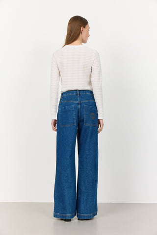 LR-KALLE 1 Bluse Off white