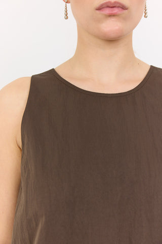 LR-LEA 1 Top Mørk brun