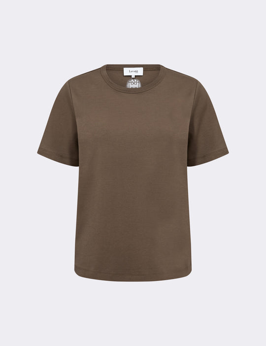 LR-PALOMA 1 T-shirt Mørk brun