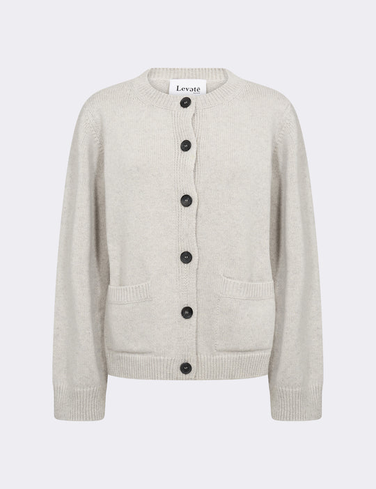 LR-PERLE 9 Cardigan Grå