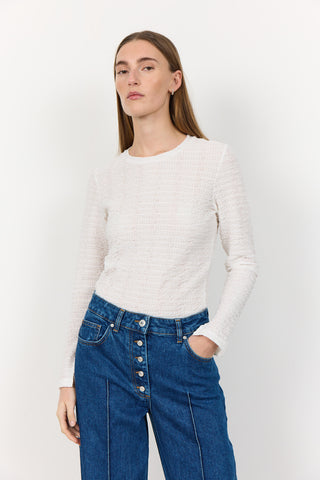 LR-KALLE 1 Bluse Off white