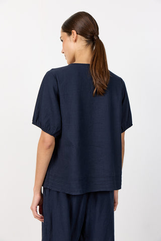 LR-NAJA 54 Bluse Mørk blå