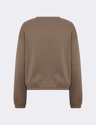 LR-NUKA 13 Sweatshirt Mørk brun
