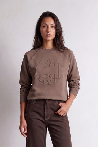 LR-NUKA 11 Sweatshirt Mørk brun