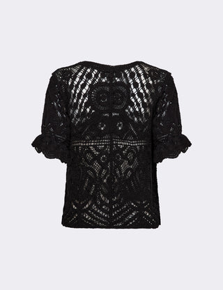 LR-ROSA 2 Bluse Sort