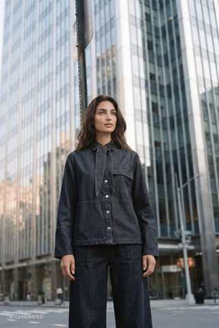 LR-TITUS 2 Skjorte Lys denim