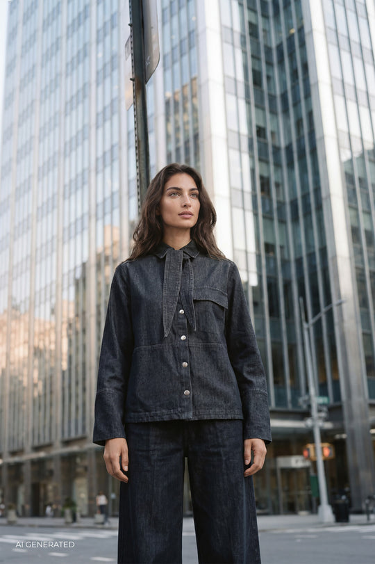 LR-TITUS 2 Skjorte Lys denim