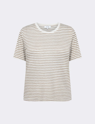 LR-REBEKKA 1 T-shirt Brun