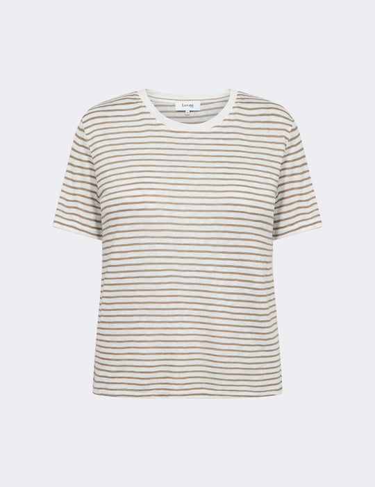 LR-REBEKKA 1 T-shirt Brun