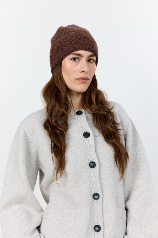 LR-MALTHE 1 Hat Mørk brun