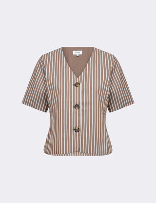 LR-RUCILLE 2 Bluse Brun