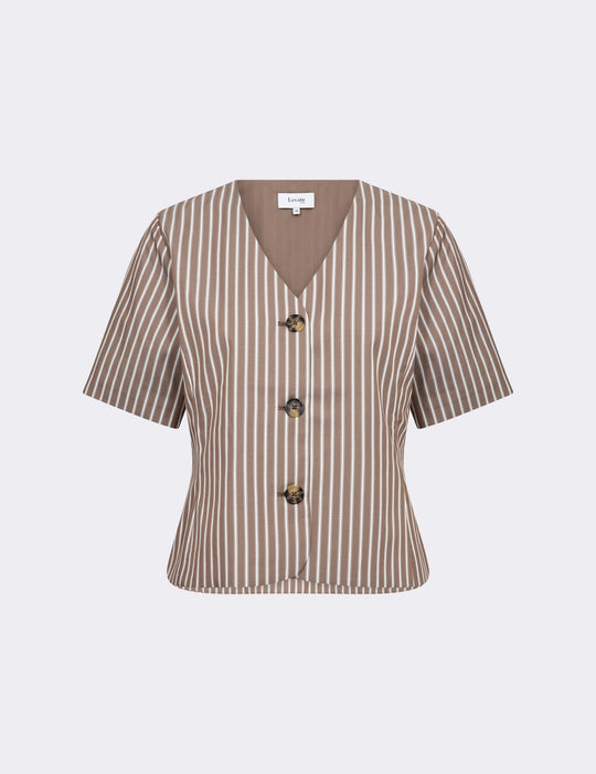 LR-RUCILLE 2 Bluse Brun