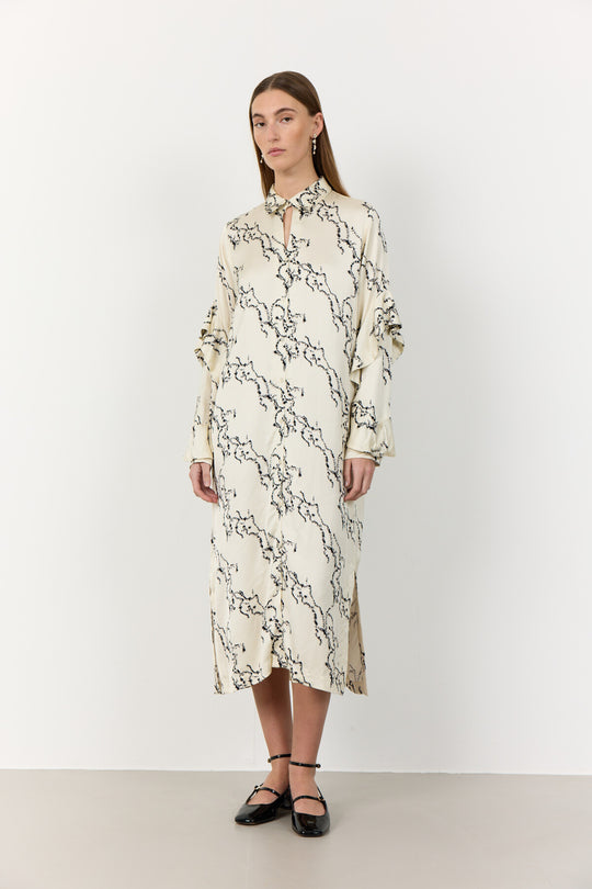 LR-KENNEDY 1 Kjole Creme