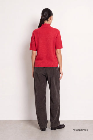 LR-NOREEN 6 Pullover Rød