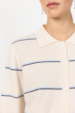 LR-ISMAILA 17 Cardigan Lys grå