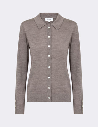 LR-ISMAILA 6 Pullover Lys brun