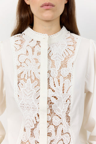 LR-KAMILLA 2 Skjorte Off white