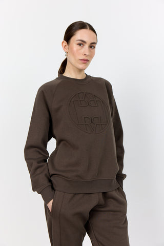 LR-NUKA 11 Sweatshirt Mørk brun