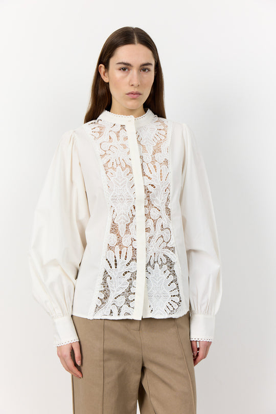 LR-KAMILLA 2 Skjorte Off white