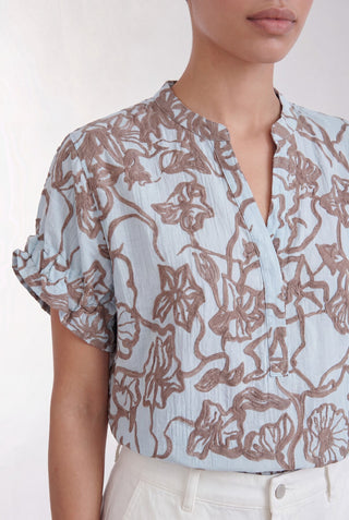 LR-RYA 1 Bluse Lyseblå
