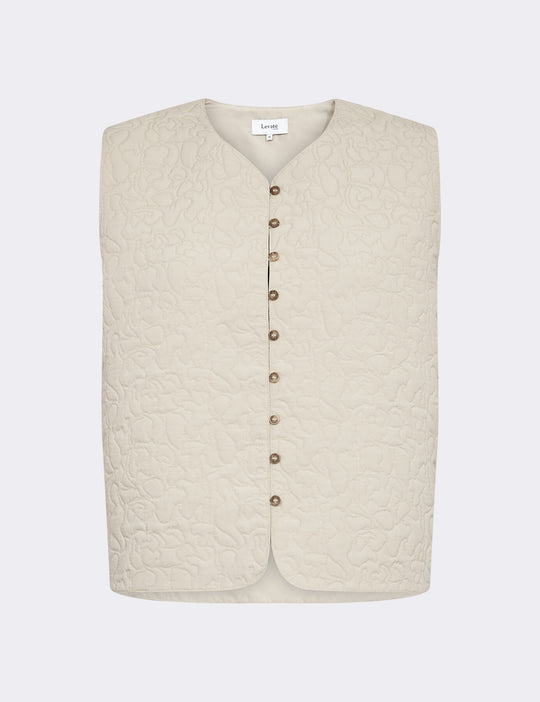 LR-PIPPA 2 Vest Lys sand