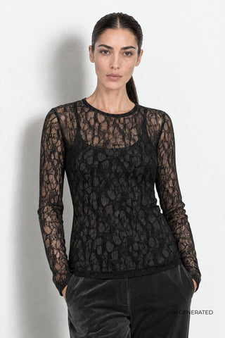 LR-URINA 1 Bluse Sort