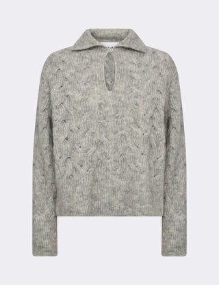 LR-NIVA 1 Pullover Lys grå