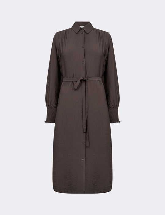 LR-NIKKI 2 Kjole Mørk brun