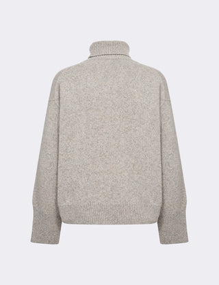 LR-TRUE 1 Pullover Lys grå