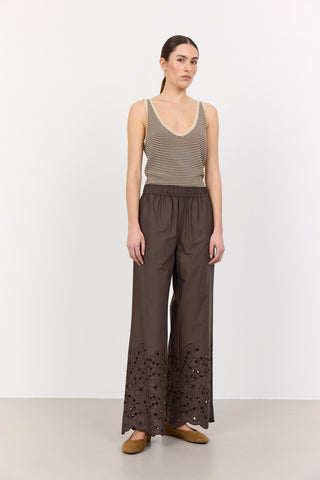 LR-GROLET 6 Bukser Mørk brun