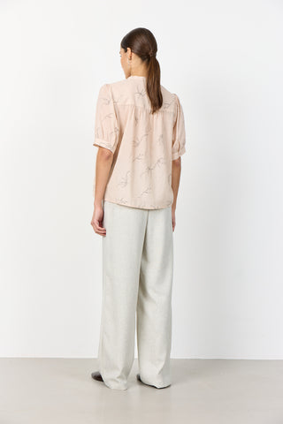 LR-PORTIA 1 Skjorte Lyserød