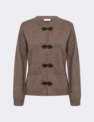 LR-OSSY 2 Cardigan Brun