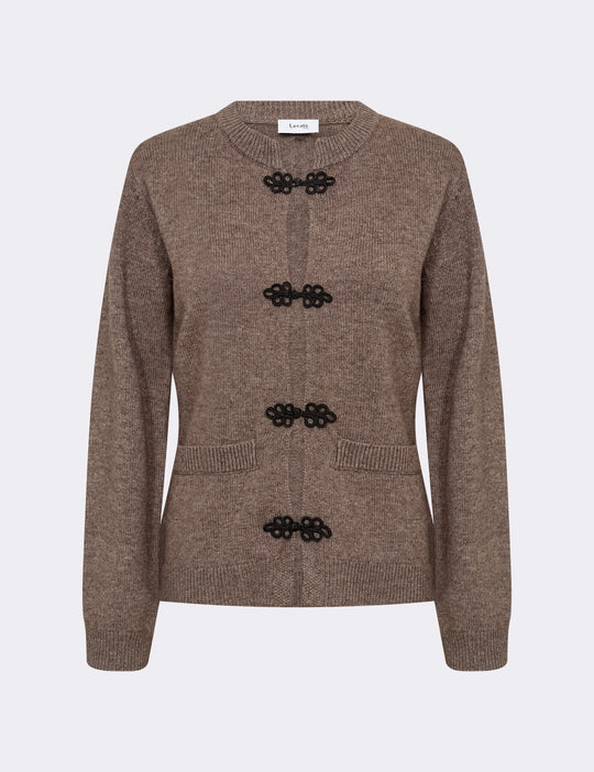 LR-OSSY 2 Cardigan Brun