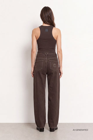 LR-KOSA 22 Jeans Brun