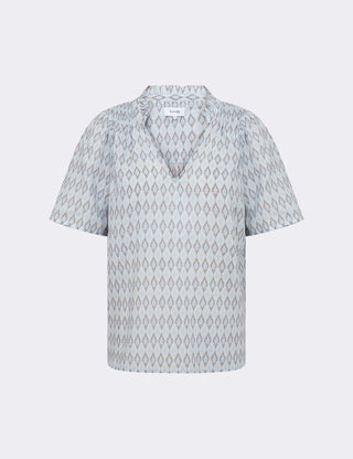 LR-RITTO 1 Bluse Lyseblå