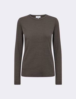 LR-NUMBIA 3 T-shirt Mørk brun
