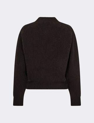 LR-PERLE 12 Pullover Mørk brun