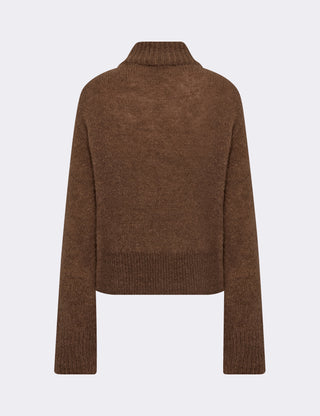 LR-NOREEN 12 Pullover Brun
