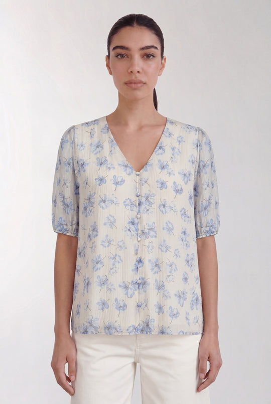 LR-RAVINA 2 Bluse Lys sand