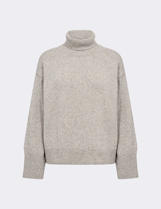 LR-TRUE 1 Pullover Lys grå