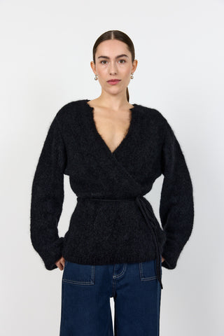 LR-NOREEN 7 Cardigan Sort