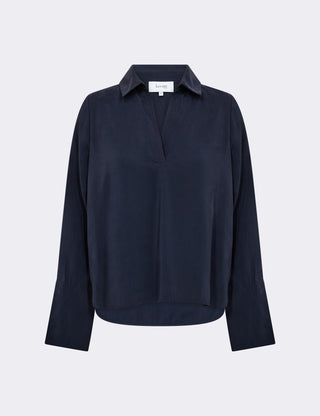 LR-OCTAVIA 1 Bluse Mørk blå